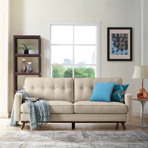 ModwayModway Prompt Upholstered Fabric Sofa EEI-3046 EEI-3046-BEI- BetterPatio.com