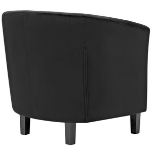 ModwayModway Prospect 2 Piece Performance Velvet Armchair Set EEI-3153 EEI-3153-BLK-SET- BetterPatio.com