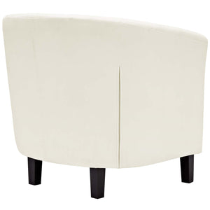 ModwayModway Prospect 2 Piece Performance Velvet Armchair Set EEI-3153 EEI-3153-IVO-SET- BetterPatio.com