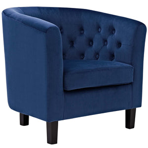 ModwayModway Prospect 2 Piece Performance Velvet Armchair Set EEI-3153 EEI-3153-NAV-SET- BetterPatio.com