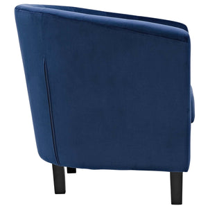 ModwayModway Prospect 2 Piece Performance Velvet Armchair Set EEI-3153 EEI-3153-NAV-SET- BetterPatio.com