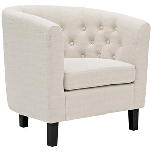 ModwayModway Prospect 2 Piece Upholstered Fabric Armchair Set EEI-3150 EEI-3150-BEI-SET- BetterPatio.com