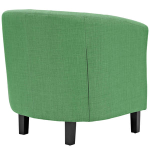 ModwayModway Prospect 2 Piece Upholstered Fabric Armchair Set EEI-3150 EEI-3150-GRN-SET- BetterPatio.com