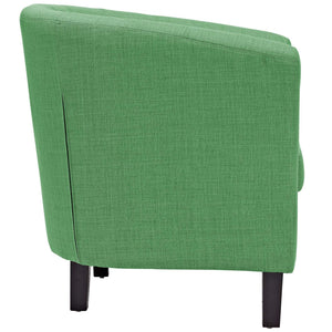 ModwayModway Prospect 2 Piece Upholstered Fabric Armchair Set EEI-3150 EEI-3150-GRN-SET- BetterPatio.com