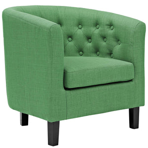 ModwayModway Prospect 2 Piece Upholstered Fabric Armchair Set EEI-3150 EEI-3150-GRN-SET- BetterPatio.com