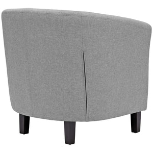 ModwayModway Prospect 2 Piece Upholstered Fabric Armchair Set EEI-3150 EEI-3150-LGR-SET- BetterPatio.com