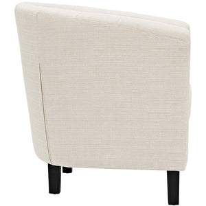 ModwayModway Prospect 3 Piece Upholstered Fabric Loveseat and Armchair Set EEI-3149 EEI-3149-BEI-SET- BetterPatio.com