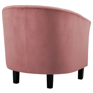 ModwayModway Prospect Channel Tufted Performance Velvet Armchair EEI-3188 EEI-3188-DUS- BetterPatio.com