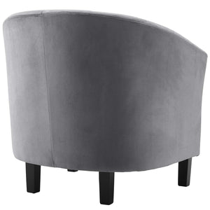 ModwayModway Prospect Channel Tufted Performance Velvet Armchair EEI-3188 EEI-3188-GRY- BetterPatio.com