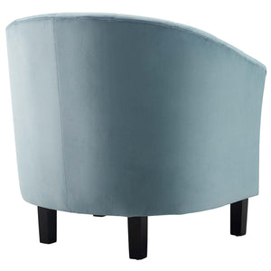 ModwayModway Prospect Channel Tufted Performance Velvet Armchair EEI-3188 EEI-3188-LBU- BetterPatio.com