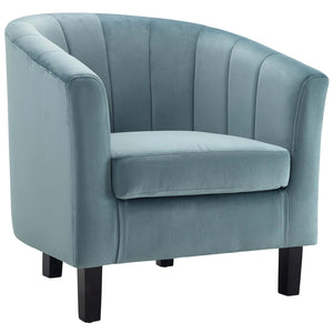 ModwayModway Prospect Channel Tufted Performance Velvet Armchair EEI-3188 EEI-3188-LBU- BetterPatio.com