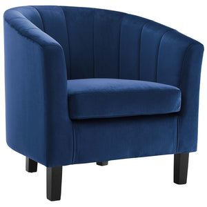 ModwayModway Prospect Channel Tufted Performance Velvet Armchair EEI-3188 EEI-3188-NAV- BetterPatio.com