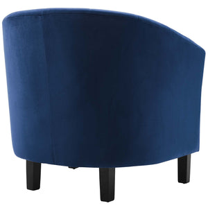 ModwayModway Prospect Channel Tufted Performance Velvet Armchair EEI-3188 EEI-3188-NAV- BetterPatio.com