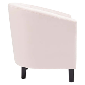 ModwayModway Prospect Channel Tufted Performance Velvet Armchair EEI-3188 EEI-3188-PNK- BetterPatio.com