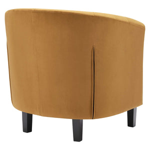 ModwayModway Prospect Performance Velvet Armchair EEI-2613 EEI-2613-COG- BetterPatio.com