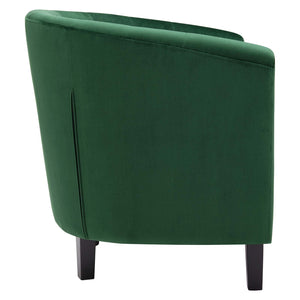 ModwayModway Prospect Performance Velvet Armchair EEI-2613 EEI-2613-EME- BetterPatio.com