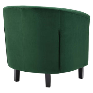 ModwayModway Prospect Performance Velvet Armchair EEI-2613 EEI-2613-EME- BetterPatio.com