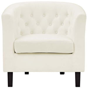 ModwayModway Prospect Performance Velvet Armchair EEI-2613 EEI-2613-IVO- BetterPatio.com