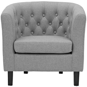 ModwayModway Prospect Upholstered Fabric Armchair EEI-2551 EEI-2551-LGR- BetterPatio.com