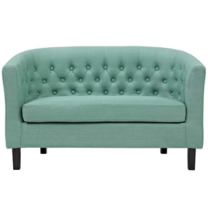 ModwayModway Prospect Upholstered Fabric Loveseat EEI-2614 EEI-2614-LAG- BetterPatio.com