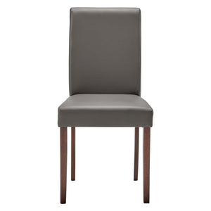 ModwayModway Prosper Faux Leather Dining Side Chair Set of 2 EEI-3617 EEI-3617-GRY- BetterPatio.com