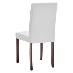 ModwayModway Prosper Faux Leather Dining Side Chair Set of 2 EEI-3617 EEI-3617-WHI- BetterPatio.com