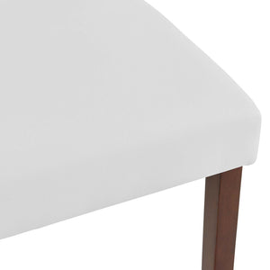 ModwayModway Prosper Faux Leather Dining Side Chair Set of 2 EEI-3617 EEI-3617-WHI- BetterPatio.com