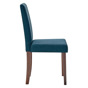 ModwayModway Prosper Upholstered Fabric Dining Side Chair Set of 2 EEI-3618 EEI-3618-BLU- BetterPatio.com