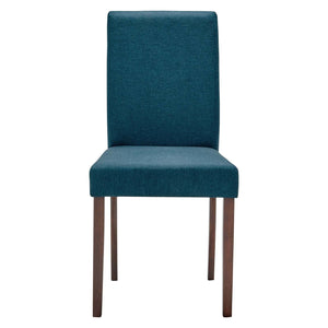 ModwayModway Prosper Upholstered Fabric Dining Side Chair Set of 2 EEI-3618 EEI-3618-BLU- BetterPatio.com