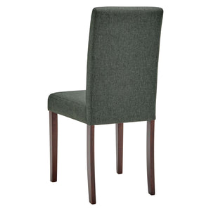 ModwayModway Prosper Upholstered Fabric Dining Side Chair Set of 2 EEI-3618 EEI-3618-GRY- BetterPatio.com