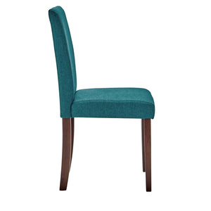 ModwayModway Prosper Upholstered Fabric Dining Side Chair Set of 2 EEI-3618 EEI-3618-TEA- BetterPatio.com