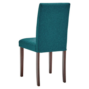 ModwayModway Prosper Upholstered Fabric Dining Side Chair Set of 2 EEI-3618 EEI-3618-TEA- BetterPatio.com