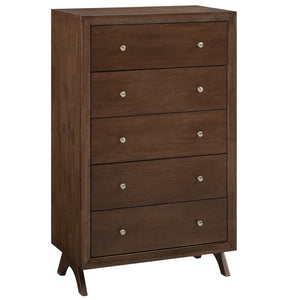 ModwayModway Providence Five-Drawer Chest or Stand MOD-6058 MOD-6058-WAL- BetterPatio.com