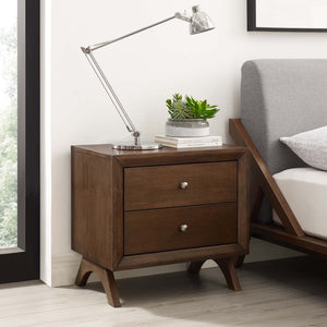 ModwayModway Providence Nightstand or End Table MOD-6057 MOD-6057-WAL- BetterPatio.com