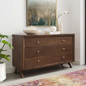 ModwayModway Providence Three-Drawer Dresser or Stand MOD-6059 MOD-6059-WAL- BetterPatio.com