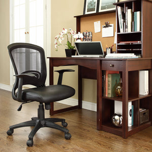 ModwayModway Pulse Vinyl Office Chair EEI-756 EEI-756-BLK- BetterPatio.com