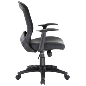 ModwayModway Pulse Vinyl Office Chair EEI-756 EEI-756-BLK- BetterPatio.com