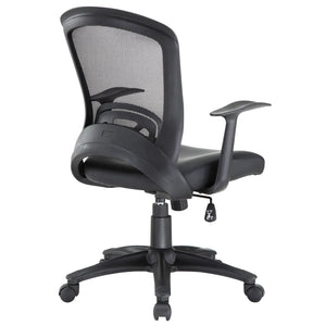 ModwayModway Pulse Vinyl Office Chair EEI-756 EEI-756-BLK- BetterPatio.com