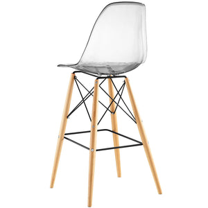 ModwayModway Pyramid Bar Stool EEI-1701 EEI-1701-CLR- BetterPatio.com