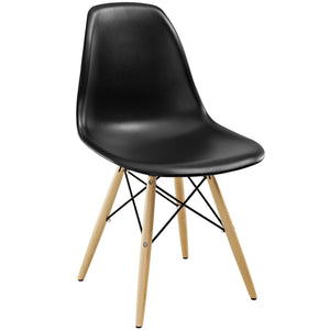 ModwayModway Pyramid Dining Side Chair EEI-180 EEI-180-BLK- BetterPatio.com