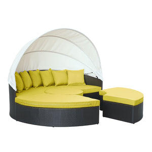 ModwayModway Quest Canopy Outdoor Patio Daybed EEI-983 EEI-983-EXP-PER-SET- BetterPatio.com