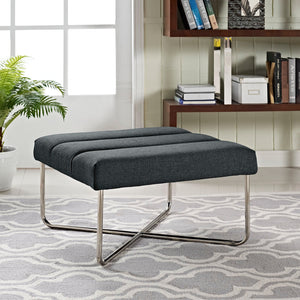 ModwayModway Reach Upholstered Fabric Ottoman EEI-2083 EEI-2083-GRY- BetterPatio.com