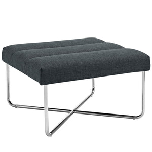 ModwayModway Reach Upholstered Fabric Ottoman EEI-2083 EEI-2083-GRY- BetterPatio.com