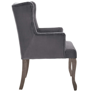 ModwayModway Realm Armchair Performance Velvet Set of 2 EEI-4292 EEI-4292-GRY- BetterPatio.com