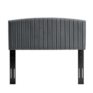 ModwayModway Rebecca Performance Velvet Twin Headboard MOD-6140 MOD-6140-CHA- BetterPatio.com