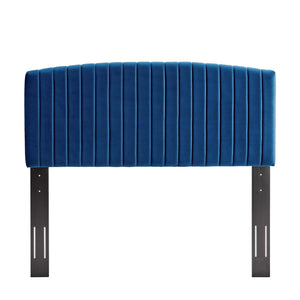 ModwayModway Rebecca Performance Velvet Twin Headboard MOD-6140 MOD-6140-NAV- BetterPatio.com