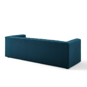 ModwayModway Reflection Channel Tufted Upholstered Fabric Sofa EEI-3881 EEI-3881-AZU- BetterPatio.com