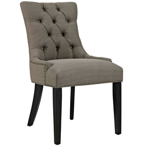 ModwayModway Regent Dining Side Chair Fabric Set of 2 EEI-2743 EEI-2743-GRA-SET- BetterPatio.com