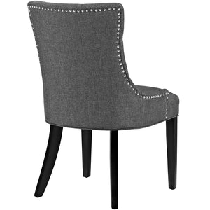 ModwayModway Regent Dining Side Chair Fabric Set of 2 EEI-2743 EEI-2743-GRY-SET- BetterPatio.com