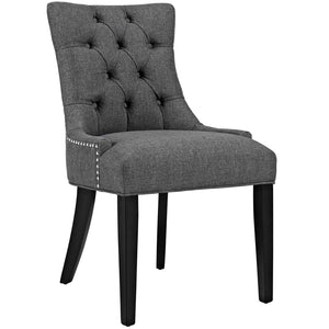 ModwayModway Regent Dining Side Chair Fabric Set of 2 EEI-2743 EEI-2743-GRY-SET- BetterPatio.com